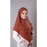 Hürrem Bone Taba Pratik Hazır Geçmeli Tesettür Eşarp Pamuk Caz Kumaş Çift Katlı Çapraz Hijab 2304_33