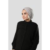 Hürrem Bone Taş Drapeli Salaş Tesettür Bone Sandy Büzgülü 2315_46 - Standart