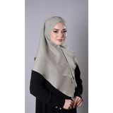 Hürrem Bone Taş Pratik Hazır Geçmeli Tesettür Eşarp Pamuk Caz Kumaş Çift Katlı Çapraz Hijab 2304_46 - Standart