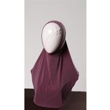 Hürrem Bone Violet Pratik Hazır Geçmeli Genç Tesettür Bone Sandy Kumaş Düz Hijab 2312_21