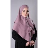 Hürrem Bone Violet Pratik Hazır Geçmeli Tesettür Eşarp Pamuk Caz Kumaş Çift Katlı Çapraz Hijab 2304_21