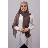 HÜRREM BONE Vizon-gold Arkadan Bağlamalı Şal Şifon Üç Bantlı Simli Pileli _1002 1835