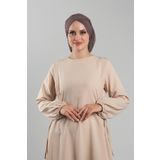 HÜRREM BONE Vizon Pratik Hazır Geçmeli Tesettür Bone Sandy Kumaş Büzgülü 2114_10