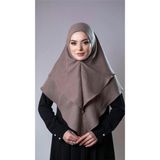 Hürrem Bone Vizon Pratik Hazır Geçmeli Tesettür Eşarp Pamuk Caz Kumaş Çift Katlı Düz Hijab 2303_10