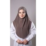Hürrem Bone Vizon Pratik Hazır Geçmeli Tesettür Eşarp Sandy Kumaş Düz Hijab 2308_10 - Standart