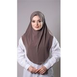 Hürrem Bone Vizon Pratik Hazır Geçmeli Tesettür Eşarp Sandy Kumaş Düz Hijab 2308_10