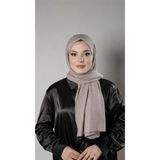 Hürrem Bone Vizon Pratik Hazır Geçmeli Tesettür Şal Örme Kumaş Taş Desenli 2118T_10