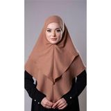 Hürrem Bone Yavru Ağzı Pratik Hazır Geçmeli Tesettür Eşarp Pamuk Caz Kumaş Çift Katlı Düz Hijab 2303_35