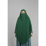 Hürrem Bone Zümrüt Pratik Hazır Geçmeli Tesettür Eşarp Krep Bağcıklı Sufle Hijab 2313_37