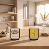 Huruf-u Mukatta Hat Yazısı ve Mealli Besmele İkili Aksesuar 10x10 cm | Modern yaşam alanlarına zarafet katan ikili set, ince düşünülmüş seçkin bir detay sunar