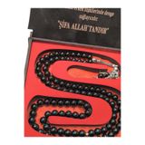 hüseyin ceran ONİKS TAŞI 99 DOĞAL TAŞ tesbih AHŞAP KUTULU
