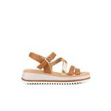 Hush Puppies Anatomik Taban Deri Sandalet, 40, 626217-HP, Taba, Kadın