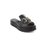 Hush Puppies Asan 624219 Hakiki Deri Kadın Terlik Siyah