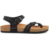 Hush Puppies Bebo Anatomik Taban Deri Kadın Sandalet - Siyah