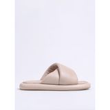 Hush Puppies Bej Kadın Deri Terlik KINKADE