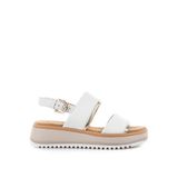 Hush Puppies Feliz Deri Sandalet, 37, 624204-HP, Beyaz, Kadın