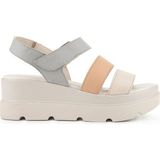 Hush Puppies Podporo Anatomik Taban Deri Kadın Sandalet - Mavi