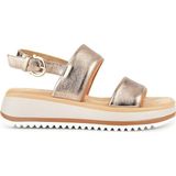 Hush Puppies Push Puppies Feliz Anatomik Taban Deri Kadın Sandalet - Platin
