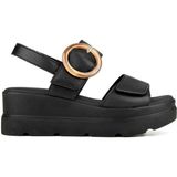 Hush Puppies Velmi Anatomik Taban Hakiki Deri Kadın Sandalet - Siyah