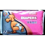 Hushpet Köpekler İçin Çiş Pedi Xsmall Beden 12'Li