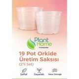 Hüskon Ticaret 19 Pot Orkide Üretim Saksısı - Köklü Tropikal Bitkiler Için Özel Üretim Saksısı