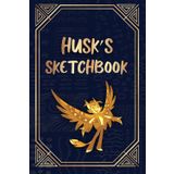 HUSK'S SKETCH BOOK - HOTEL THEMED BOOK TO SKETCH AND DRAW: 100 framed blank pages for your artwork for animation fans