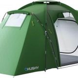 HUSKY Boston Dural 4 Kişilik 3 Mevsim Kamp Çadırı Yeşil