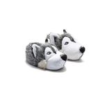 Husky Erkek Hayvanlı Panduf Gri 40/45