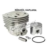 Husqvarna 55 46 mm Testere Nikasil Silindir Piston Seti