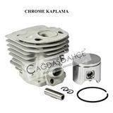 Husqvarna 55 / 51testere Chrome Silindir Piston Seti 46 Mm Gri
