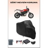 Husqvarna Nuda 900 Uyumlu Siyah Motorsiklet Branda, Motor Örtüsü