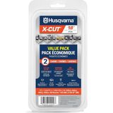 Husqvarna X-Cut SP33G 46 cm Elektrikli Testere Zinciri, 2' , 0,325 cm Adım, 1,27 mm Ölçer, 72 Tahrik Bağlantıl - Standart