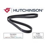 Hutchinson 4Pk855 V Kayışı Palio Siena / Passat / Accent Mılenyum-Admıre / Corolla Uyumlu Ae92 Ae100 Ae101 1.4 1.6 Karbüratörlü-Enj. 1.9 Tdı