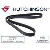 HUTCHINSON 6PK1590 V Kayışı Astra G Corsa / Mondeo 1.7 Dtı Klimalı