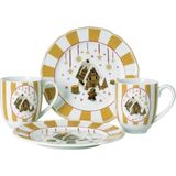 Hutschenreuther Christmas Love Beige 4 Parça Kupa&tabak Seti - 4 Adet - 400 ml