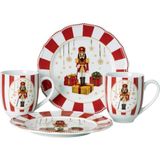 Hutschenreuther Christmas Love Red 4 Parça Kupa&tabak Seti - 4 Adet - 400 ml