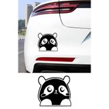 Hüzünlü Panda Resmi Oto Araba Cam Sticker Çıkartma Bilgisayarlar,Kamyonlar, Motosikletler İçin
