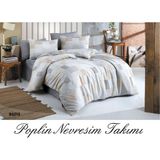 Huzur Çeyiz Irina Viven Çift Kişilik Nevresim Takımı - Gri-2 - 220 x 240 cm