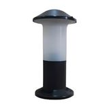 Huzur Elektrik Mantar Set Üstü Direk 30CM Abs Plastik Aydınlatma Armatürü 9w Günışığı Ampul Dahil 13500 - Siyah