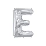 Huzur Party Store 40 Cm Gümüş Küçük Boy Gri Folyo Balon 16" Inç Silver E Harfi