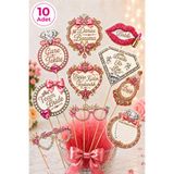 Huzur Party Store Bride To Be Konuşma Balonu Pankart 10 Adet 30 cm Bekarlığa Veda Gelin Partisi Fotoğraf Aksesuarı