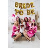 Huzur Party Store Bride To Be Yazılı Folyo Balon Konsept Gold Renkli Altın Sarısı Bekarlığa Veda Partisi Büyük Balon