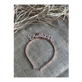 Huzur Party Store Bride To Be Yazılı Taşlı Taç Parıldayan Taş Yapısı Rose Gold Renkli Bekarlığa Veda Partisi Konsept