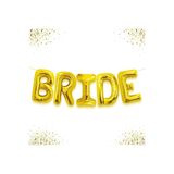 Huzur Party Store Bride Yazılı Folyo Balon Konsept Gold Altın Sarısı Renkli Bekarlığa Veda Partisi Her Harf 80 Cm