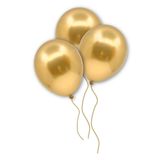 Huzur Party Store Gold Renkli Krom Balon 10 Adet 30 Cm Altın Sarısı Inanılmaz Parlak Rengi Canlı Doğum Günü Partisi