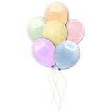 Huzur Party Store Karışık Makaron Balon 10 Adet 30 Cm Pastel Somon Yeşil Sarı Pembe Mor Mavi Doğum Günü Parti Konsepti