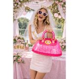 Huzur Party Store Pembe Çanta Folyo Balon 40x45 Cm Tutma Saplı Bride To Be Süsleri Bekarlığa Veda Partisi Konsepti