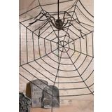 Huzur Party Store Siyah Örümcek Ağı 2.5 X 2.5 Metre Halloween Partisi Cadılar Bayramı Şaka Ürünü Mekan Süsleme Süsü