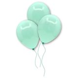 Huzur Party Store Su Yeşili Makaron Balon 10 Adet 30 Cm Pastel Rengi Parti Balonu Soft Renk Doğum Günü Partisi Konsept