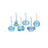 Huzur Party Store Sünnet Tema Konsepti Sünnetimize Hoşgeldiniz Yazılı 6'lı 70 cm Çift Taraflı Sarkıt Tavan Süsü